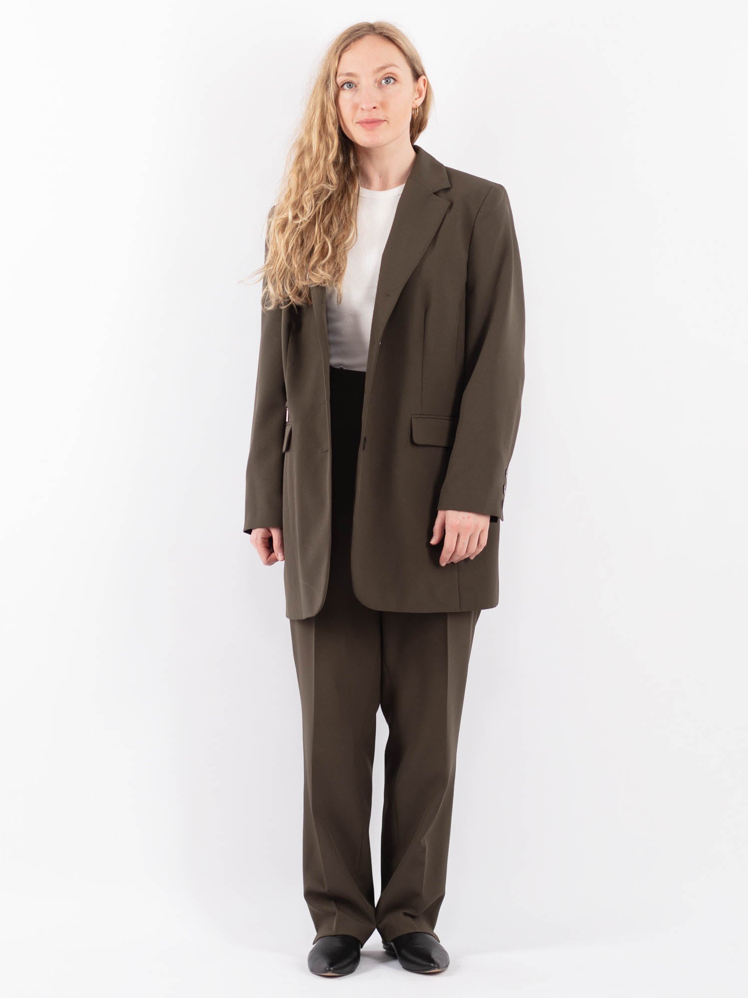 Vintage 90's Women Pantsuit in Brown by Northern Grip