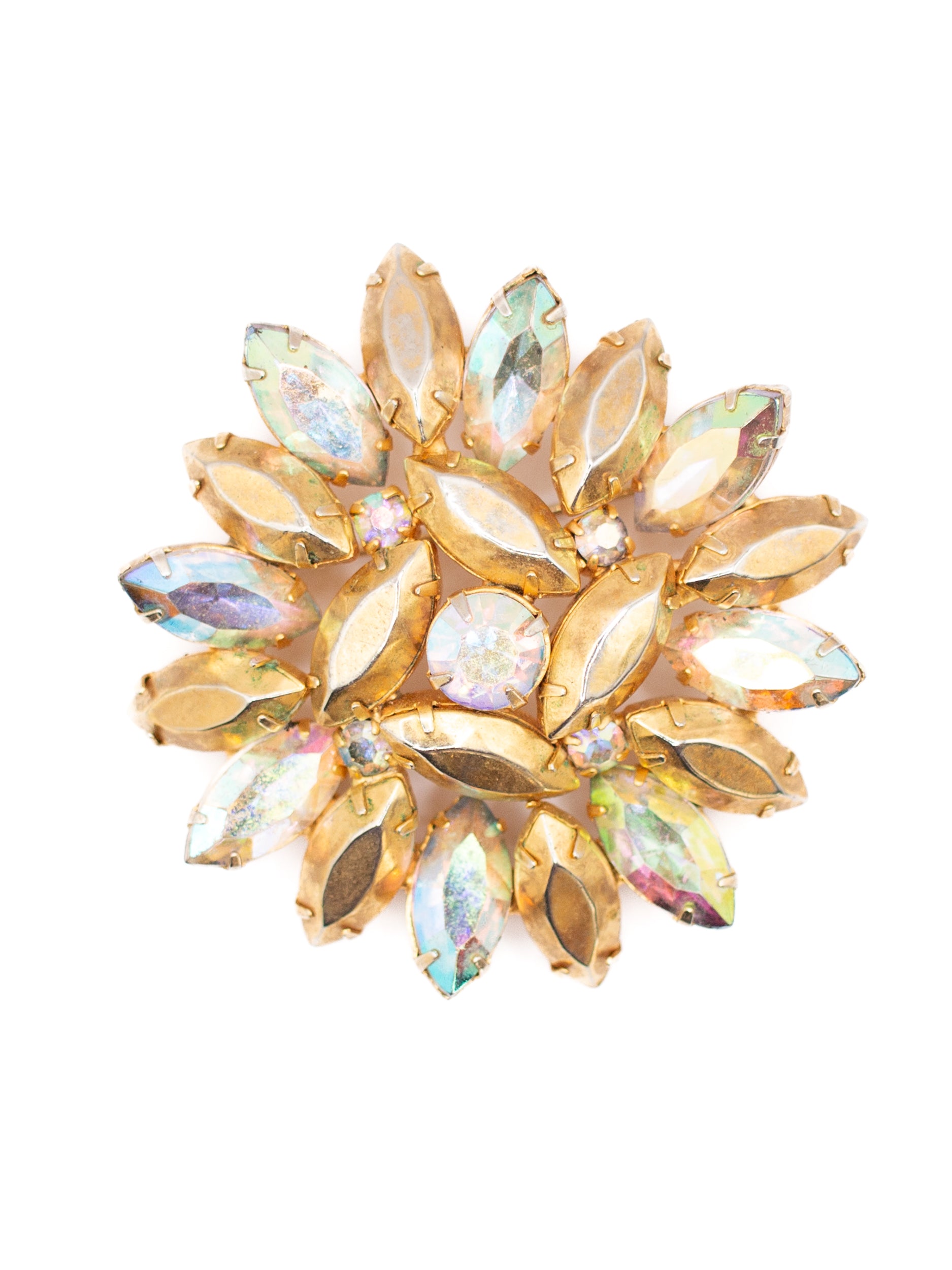 Vintage 60's Floral Statement Brooch by Northern Grip