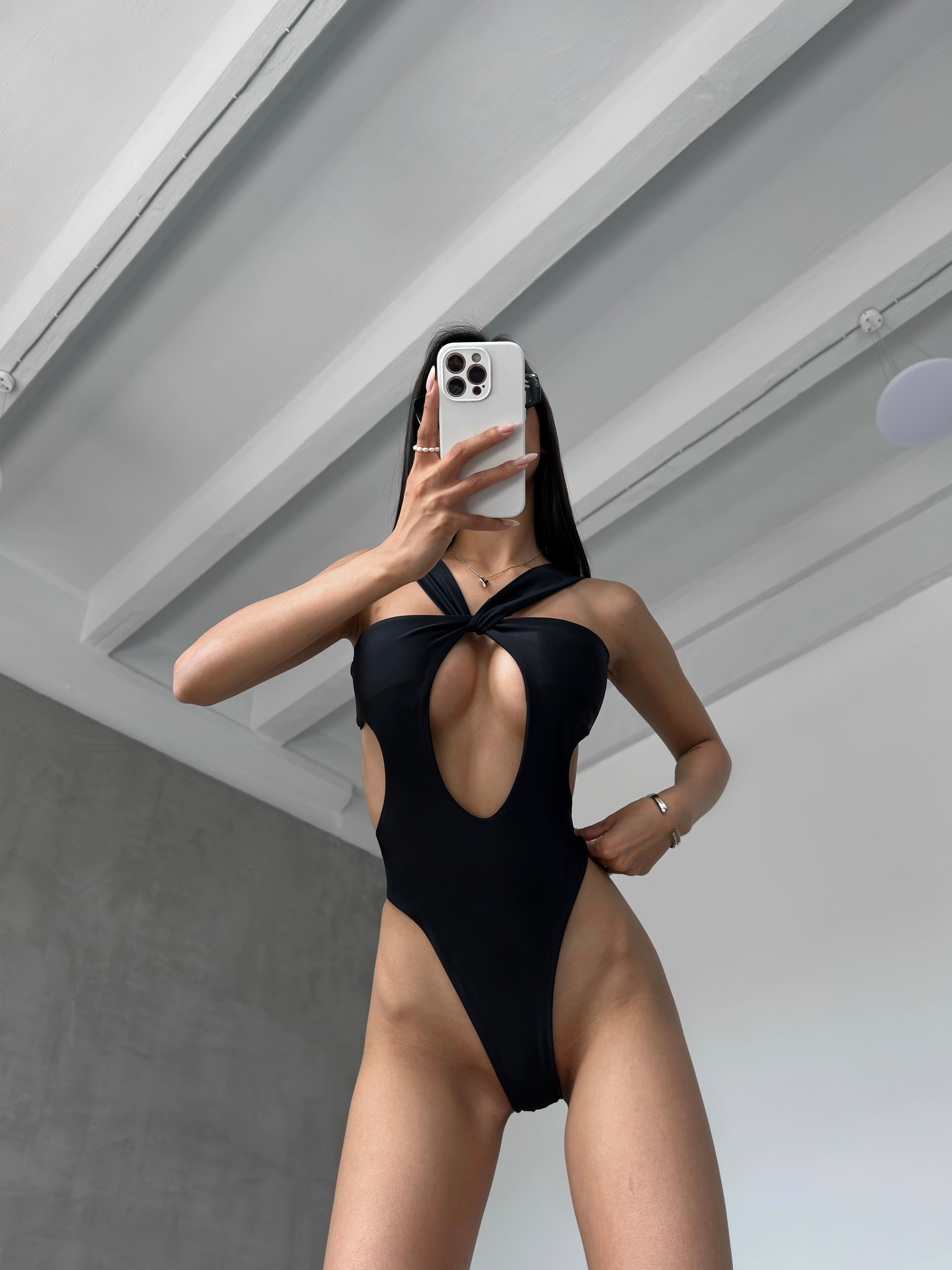 Bahamas One Piece in Black by MERIEL