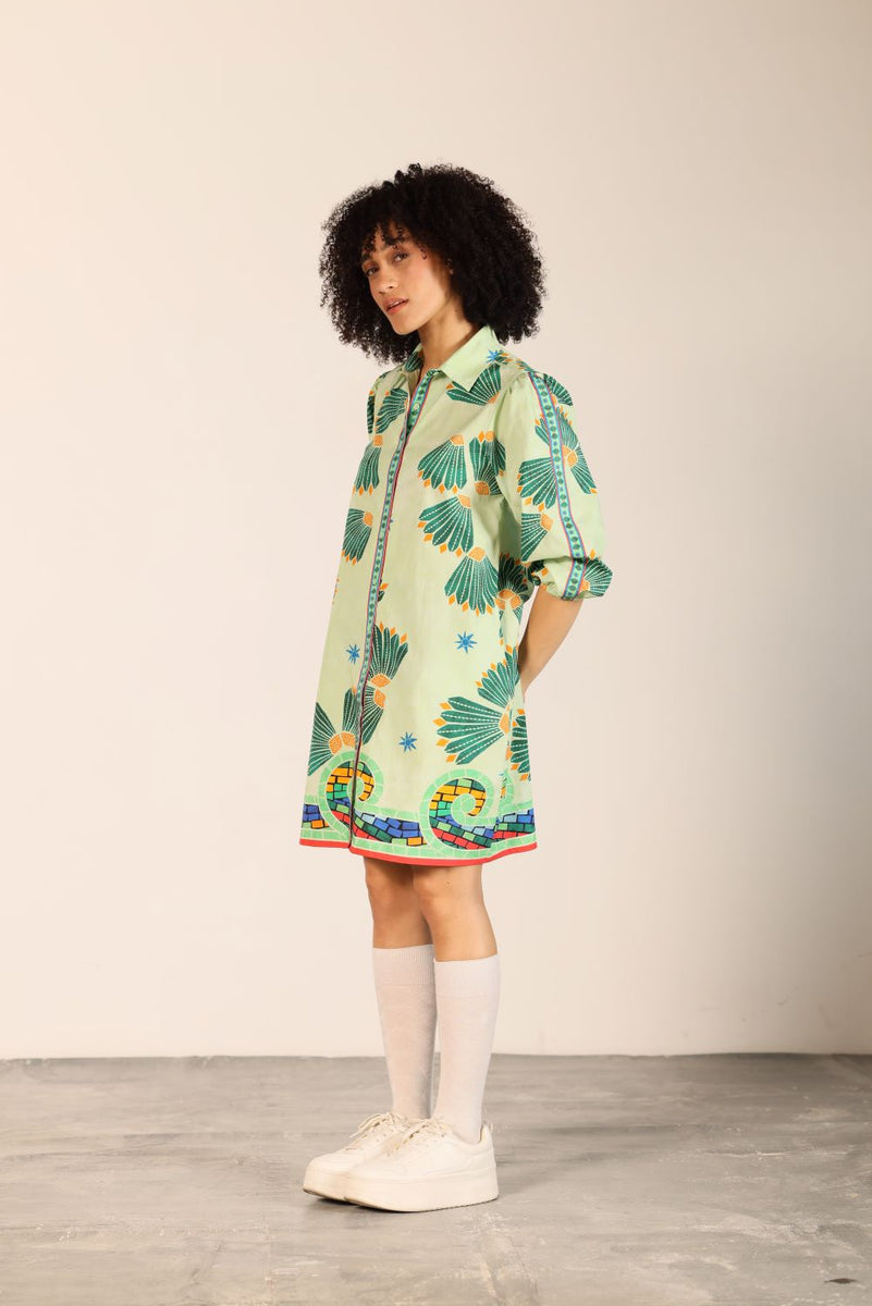 MINT SHELLS AVA DRESS by Maude Vivante