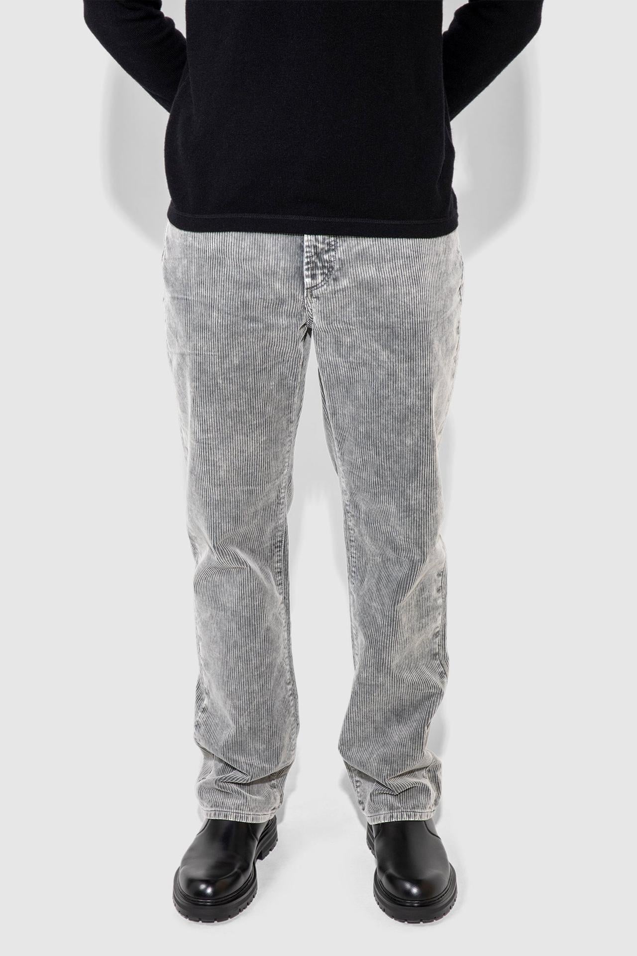 Caine Acid Carbon Stretch Straight Leg Jean by MONFRERE