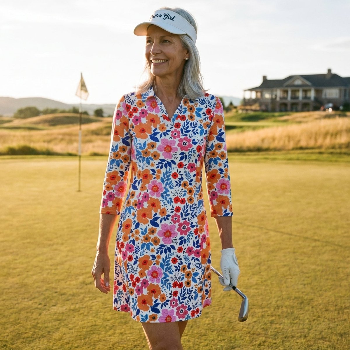 Summer Vee Neck Dress by Putter Girl
