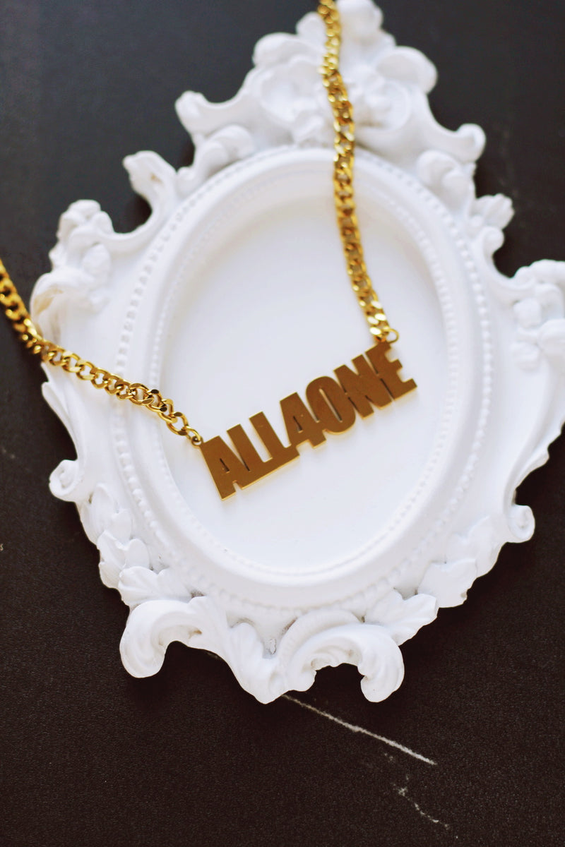 "ALL4ONE" CUBAN CHAIN NECKLACE (18K GOLD PLATED & WATERPROOF) by RAËLIV