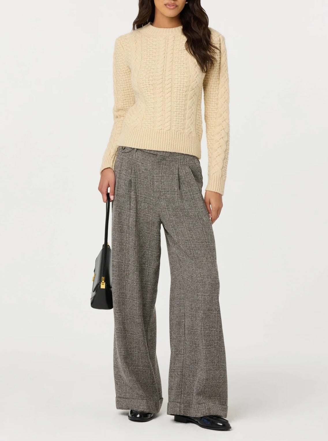 ASTR the Label Lanie Relaxed Tweed Trousers by Sierra Deene