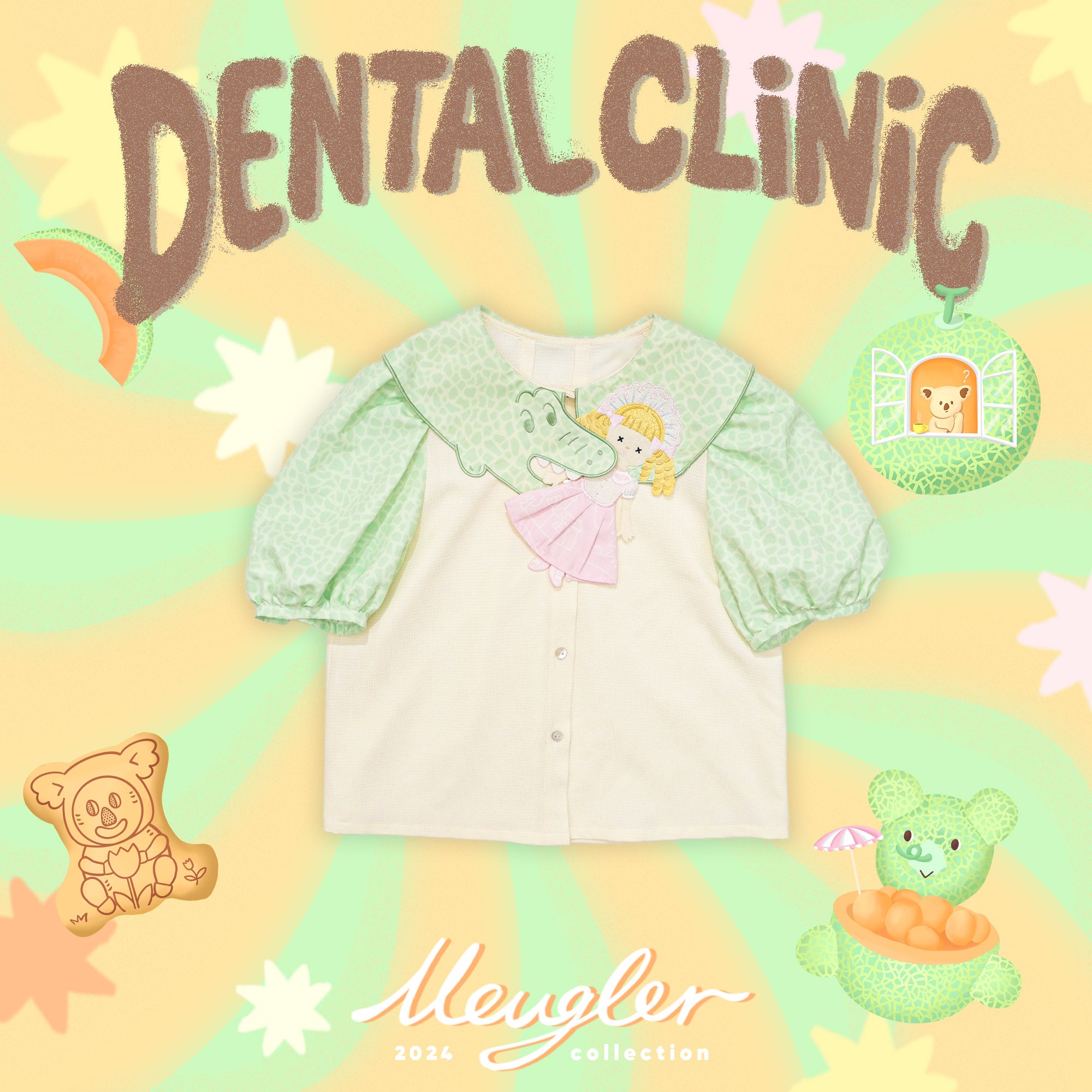 Kawaii Crocodile Doll Shirt - Meugler by Land Decora