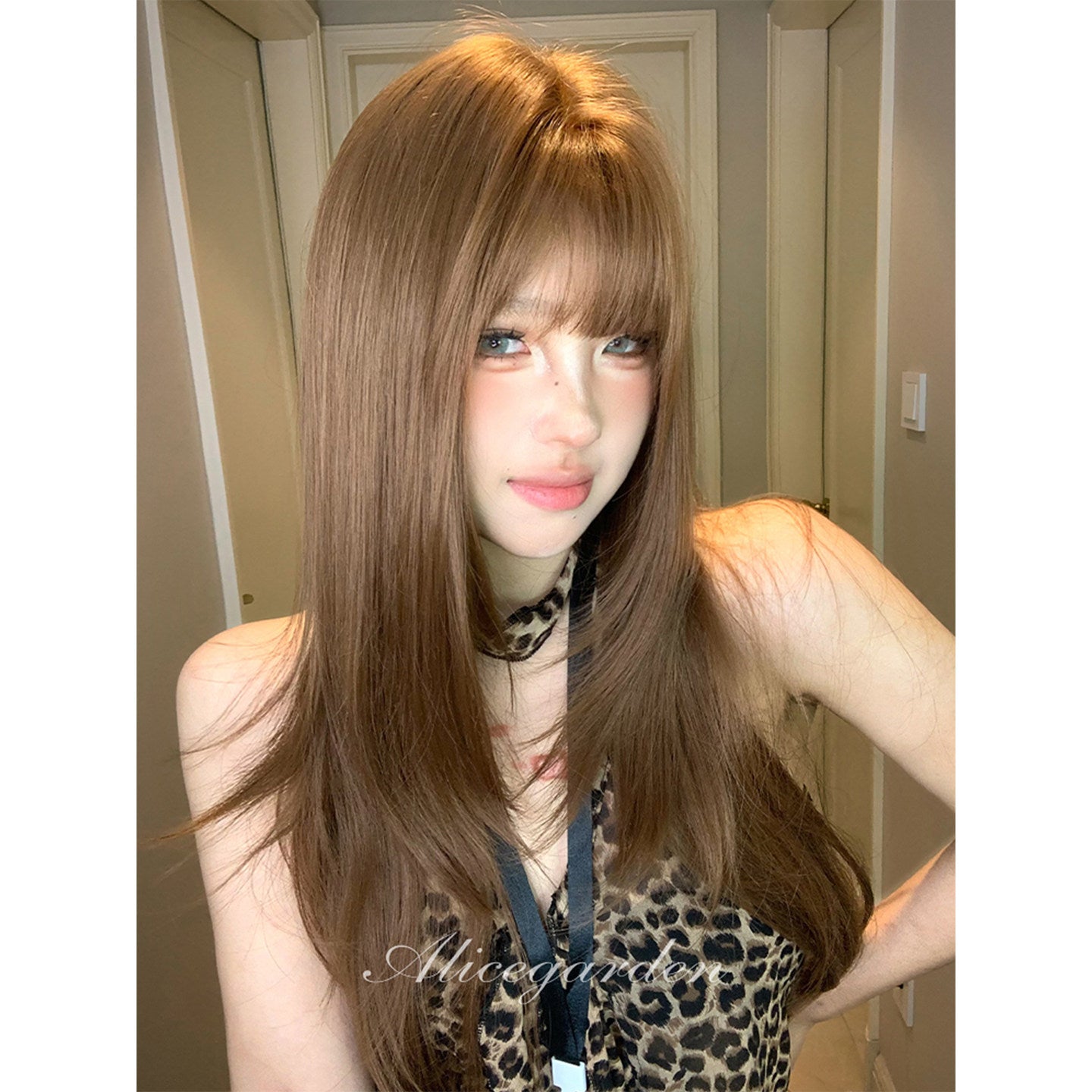Korean Long Straight Wig - Alice Garden by Land Decora