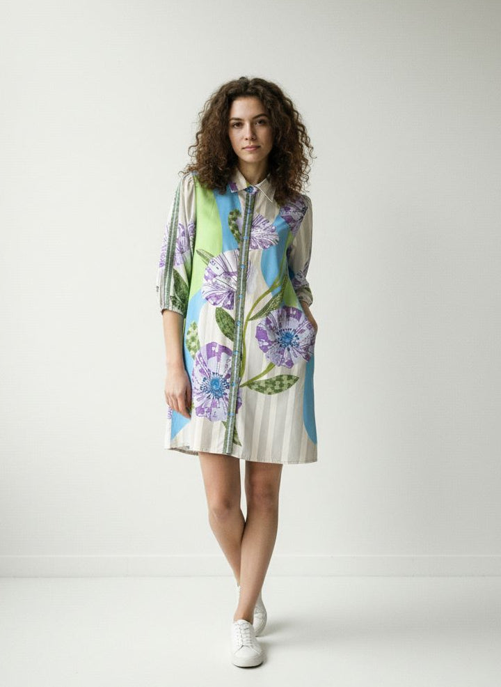 LAVENDER BLOOM AVA DRESS by Maude Vivante