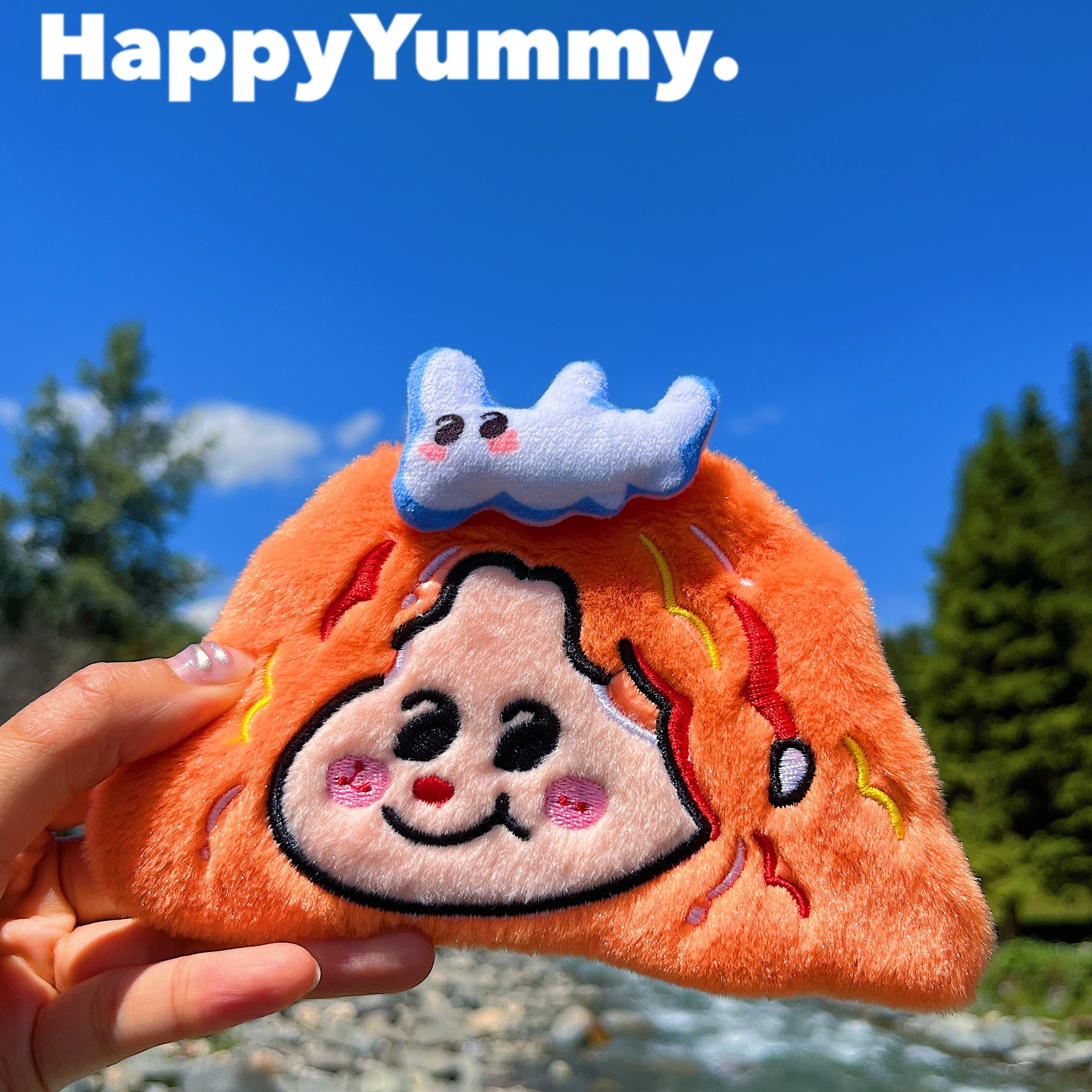 Harajuku Pouch Embroidered Cute Coin Pouch – HappyYummy by Land Decora