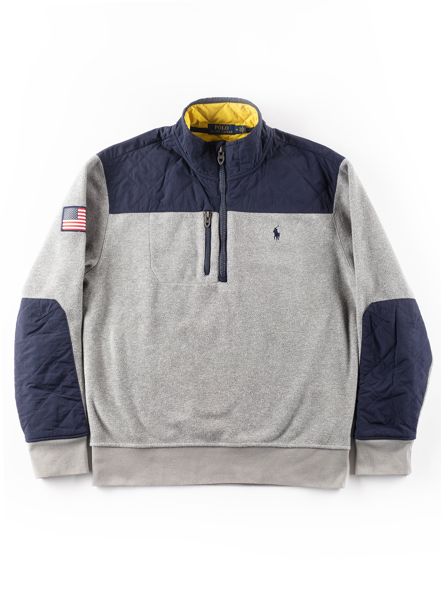 Vintage 00's Men Ralph Lauren Fleece Sweatshirt in Gray by Northern Grip