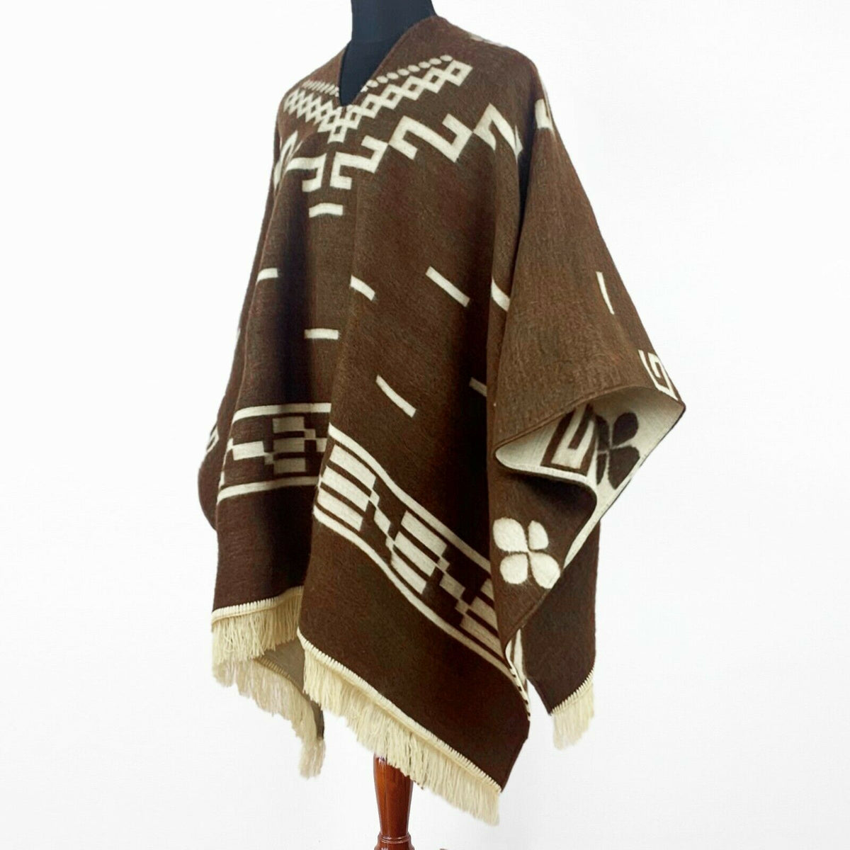 Clint Eastwood Poncho cowboy Serape replica handmade of Alpaca wool Un by ECUALAMA