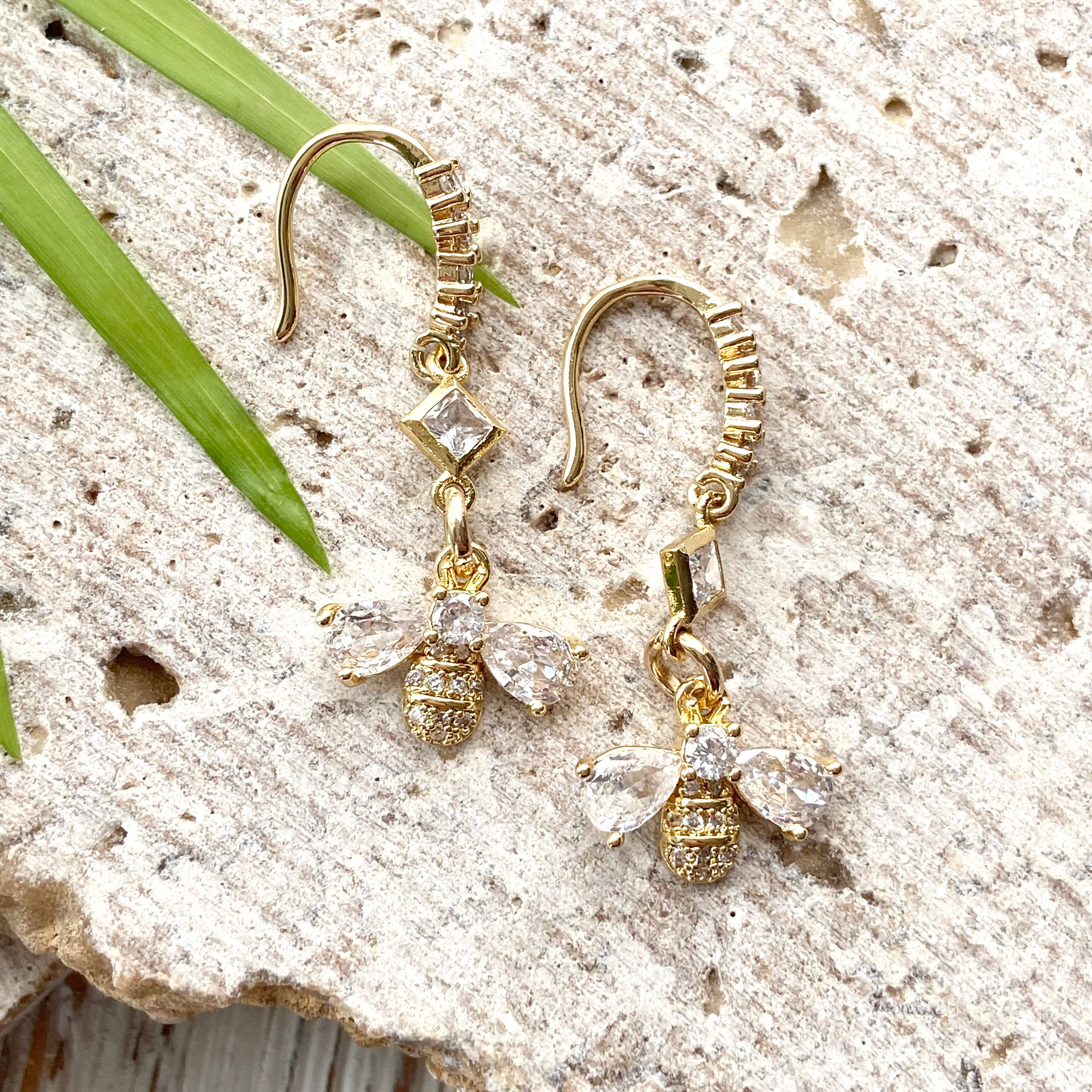 Queen Bee Earrings by Sierra Deene