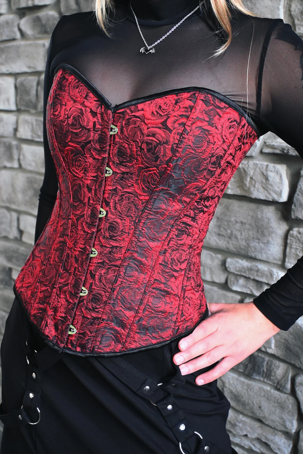 Rose Thorn Corset by KATAKOMB