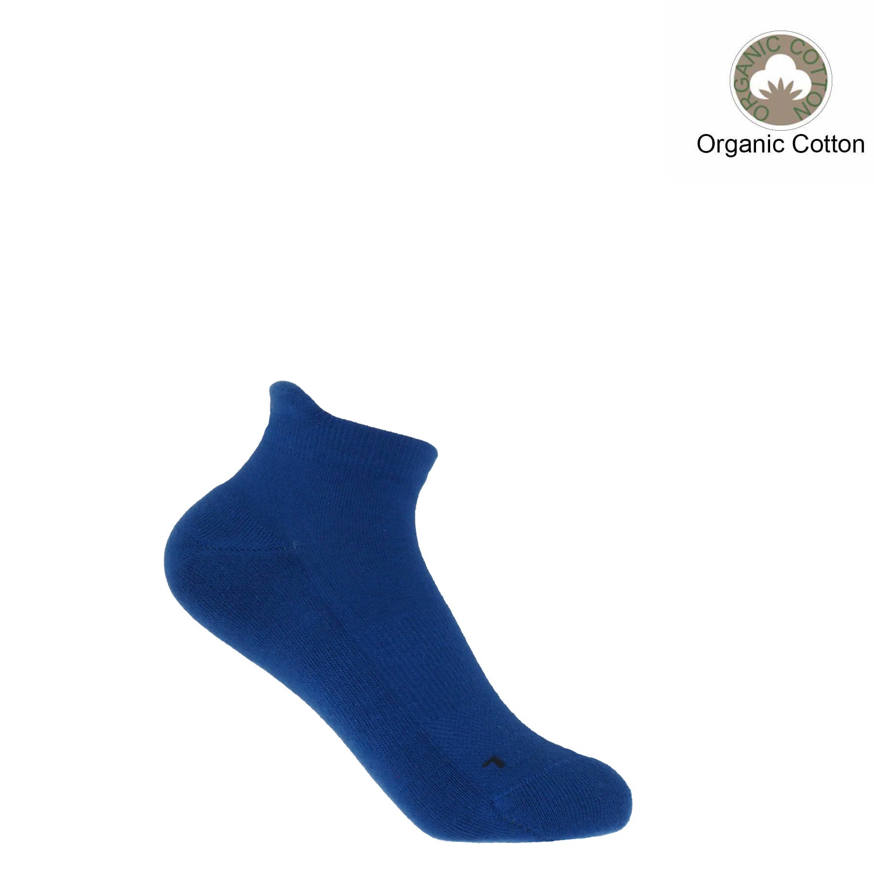 Organic Women's Trainer Sport Socks - Blue by Peper Harow