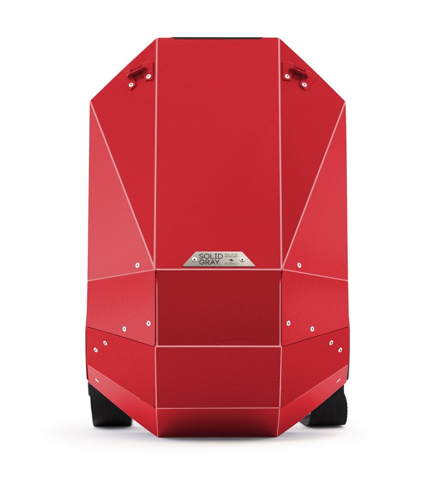 POLYMER HARD SHELL Bold Red by Solid Gray